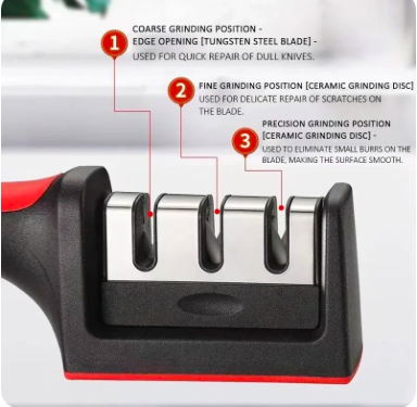 Miniatura 5 de Combo set de cuchillos + afilador